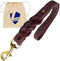 Leather Short Dog Leash 15 Inch - Short Dog Traffic Lead for Large Dogs Training and Walking - Braided Leather Dog Tab for Large Dogs - Full Grain...