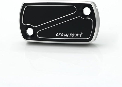 Front Brake Fluid Reservoir Cover Cap Fits For CRF450R CRF250R CRF150R CRF450X CRF250X CRF230F Motorcycle Accessories CNC Aluminum (Black)...
