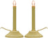GOOTHY 1 Light Electric Window Candles, 2 Pack Christmas Candle Lights with 4 C7 Clear Bulbs(2 Spare), Plug in Electric Candles for Window Christm...