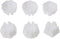 6 Pcs White Silicone Flower Pour Cups,Paint Pouring Split Cup,Art Reverse Flower Dip Fluid Painting Supplies for Painting, DIY Craft...
