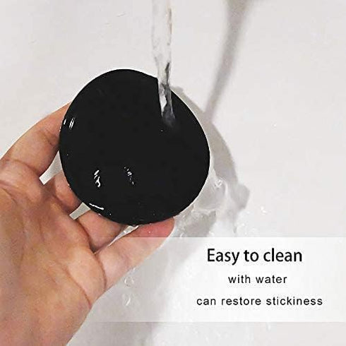 10pack Removable Silicone Sticky Anti-Slip Gel Pads Magic Gel Mat Stick to Car Dashboard Glass Mirrors Metal Tile Wall Kitchen Cell Phone Stand Re...