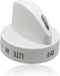 Reyhoar Range Surface Burner Knob Replacement Part 316442512 Compatible with Frigidaire & Kenmore & Sears Range Oven - Replaces PS2332410, AP4327159, FRG316442512, 1 Pcs, White