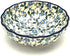 Polish Pottery Bowl - Shallow Scalloped - Small - Forget-Me-Knot...