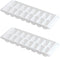 Ice Tray Easy Release White Ice Cube Trays, 16 Cube (Pack of 2) (2867-WHT-2)...