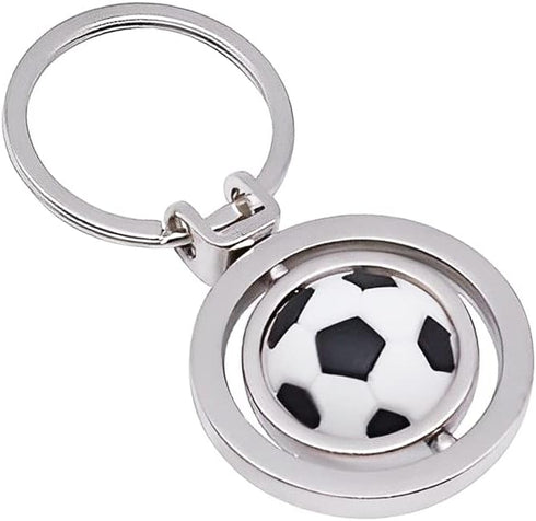 Rotatbale Basketball Soccer Golf Ball Keychains for Boys Girls Womens Mens Ball Related Gift for Birthday Christmas Souvenir...