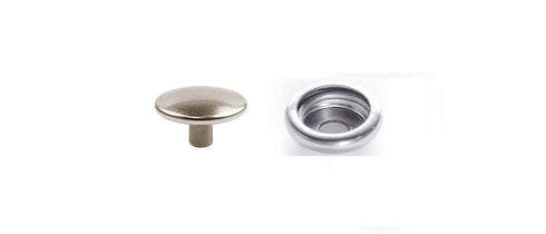 Stainless Steel Snap Fastener's, 50 Piece, Cap and Socket Only, Marine Grade...