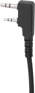 7.0 NATO US 2 Pin K1 U94 PTT Invisio Tactical Headphone Adapter Compatible for Baofeng Kenwood Peltor(Black,Military Wired)...