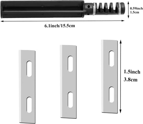 Leather Lace Maker, Leather craft Cutting DIY Swivel Leather Strip Hand Cutter Craft Tools with 3 Blade...
