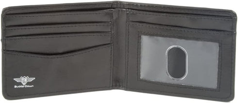 Buckle-Down Wallet, Bifold, 100 Dollar Bill Series 2009, Vegan Leather...