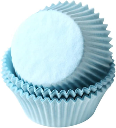 KALAIEN Cupcake Liners Baking Paper Cup Muffin Wrappers for Party 50 Pack (Light Blue)...