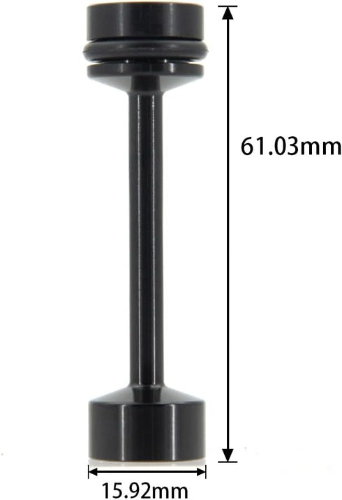 LS Engine Billet Aluminum Oil Diverter Barbell Fits GM Gen III & IV LS Engines LS1 LS2 LS3 LS6 LS7 LS9 LQ4 LQ9 4.8L 5.3L 6.0L 6.2L Black...