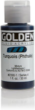 Golden Fluid Acrylics - Turquois (Phthalo) - 1 oz Bottle...
