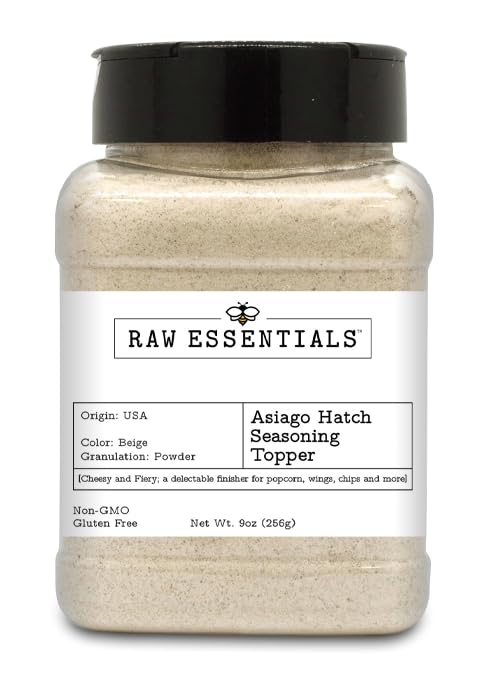 Popcorn and Chip Seasoning | Asiago Hatch Seasoning Topper | Flavor Enhancer for Chips, Popcorn and Snacks...
