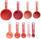 Farberware Measuring Cups and Spoons Set (9-Piece, Coral Ombre)...