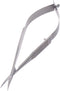 11.5CM Stainless Steel Spring Silver Craft Scissors Embroidery Sewing Snips Eyebrow Trimming Curved Tip Thread...
