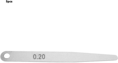 5pcs Feeler Gauge 0.2 Thickness Feeler Gauge Metric Filler Thickness Gage Measurement Tool(0.2)...