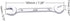 Utoolmart Double Open End Wrench, 185mm Length Metric Wrench, 17mm x 19mm Wrench Repairs Tool, 45# Carbon Steel, Chrome Plated...
