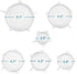 Silicone Stretch Lids, 12 Pack of Silicone Food Covers, BPA Free and Expandable to Fit Various Shape of Containers, Dishes, Bowls, Safe in Dishwas...