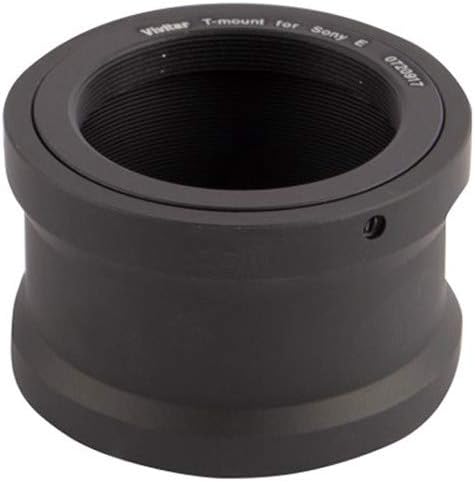 T-Mount adapter for Sony for Sony E-Mount Digital Mirrorless Cameras including a7r, a7s, a7, a6500, a6300, a6000, a5100, a5000, a3000, NEX-7, NEX-...