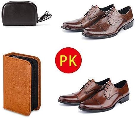 Shoe Shine Kit with PU Leather Sleek Elegant Case, 7-Piece Travel Shoe Shine Brush kit...