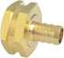 Hooshing Garden Hose Adapters 1/2" Pex Barb to 3/4" GHT Female Swivel Brass Connector Fittings Connecting Pex Pipe to Outdoor Water Hose...