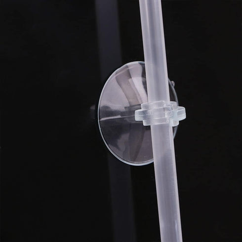 10Pcs Black Aquarium Suction Cup,Cup Holder Sucker Tube Sucker Clear Airline Tube Clips Holders Clamps for Fish Tank Tubing Air Pump Accessories...