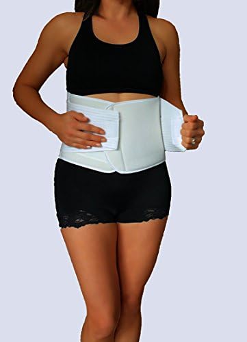 Double Closure Abdominal Hernia Binder; Abdominal Hernia Support; Reduction Device (XX-Large)...
