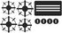 Toy Kitchen Stove Decals Stickers for Kids Pretend Play Glossy Black...