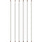 6pcs 20cm/7.9inch Glass Stirring Rod Stir Stick Heat Resistant Stirring Tool for Laboratory or Home Use...