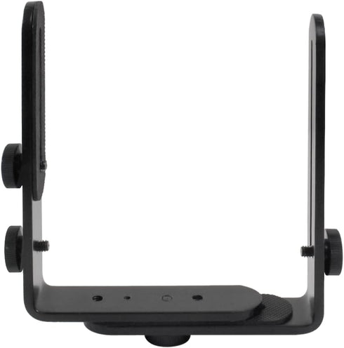 LimoStudio Dual L Shape Camera Flash Bracket, Metal Aluminum Alloy, 1/4" Universal Thread, Speedlite & DSLR Camera Holder / Mount, Photo Studio, A...