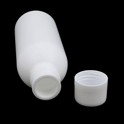 YOKIVE 2 Pcs Plastic Reagent Bottle, Cylindrical Container with Screw Cap Storage Liquids, Great for Laboratory Chemistry Use(White, 300ml)...