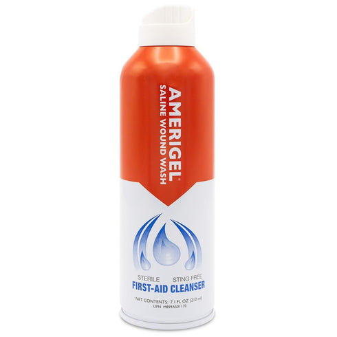AMERIGEL - Saline Wound Wash - First Aid Cleansing Solution - Advanced Skin and Wound Care - 7.1 Oz....