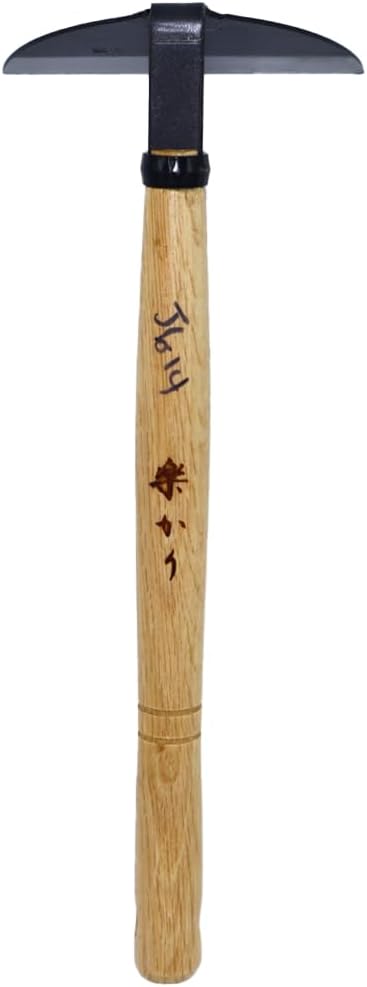 Zenport J6-14 Premium Japanese Kusa-Kaki Garden Hoe - 5" Wide Laminated Steel, Sharp Edge Blade, 11.5" Ergonomic Handle for Efficient Work - Preci...