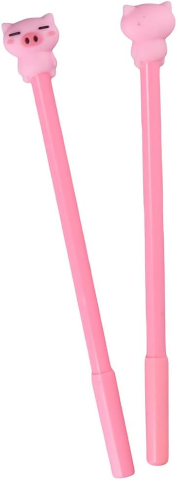24 Pieces Cute Pig Writing Gel Ink Pen Novelty Pig Writing Pen Roller Ball Gel Ink Pen with 0.5 mm,for Office, Home Writing Present Supplies...