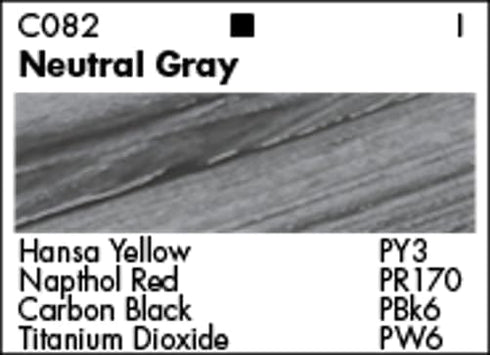 Grumbacher 90-ml Metal Tube Academy Acrylic Paint, Gloss, Neutral Gray...