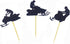 Morndew 24 PCS Snowmobile Cupcake Toppers for Sport Party Baby Shower Birthday Party Wedding Party Decorations...