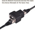 RJ45 Splitter Connectors Adapter 1 to 2 Ethernet Coupler Double Socket HUB Interface Contact Modular Plug Connect Network LAN Internet Cat5 Cat62 ...