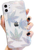 Blingy's for iPhone 13 Pro Case (6.1 inch), Hemp Style Sparkling Bling Bling Glitter Weed Style Transparent Soft TPU Protective Clear Case Compati...