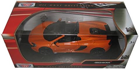 Showcasts Collectibles McLaren 650S Spider Convertible 1/24 Scale Diecast Model Car Orange...