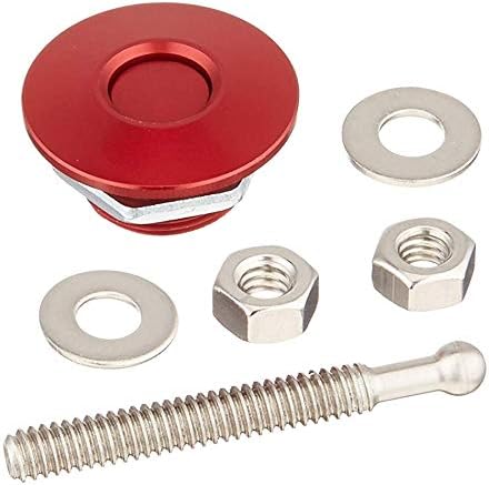2Pack Quick Release Latch Lock Clip Push Button Bonnet Kit 1.25in/32mm Diameter Universal Aluminum Alloy Quick Latch Lock for Auto Car Bumper Lice...