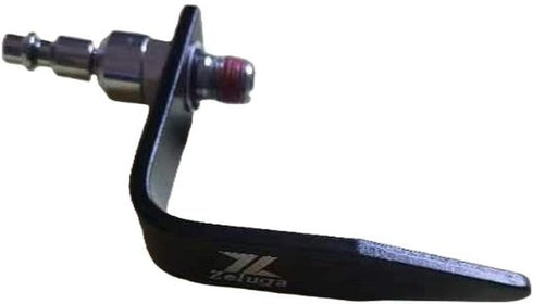 22-413 Heavy Duty Aluminium Pneumatic L-Shaped Rafter Hook for Nail Guns with 1/4in. Industrial Body and 1/4in. Male NPT Swivel Fitting (1/4 inch)...