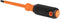 Klein Tools 6834INS Insulated Screwdriver, 1000V #2 Phillips Tip Screwdriver with 4-Inch Shank, Tip-Ident, Cushion-Grip Handle...