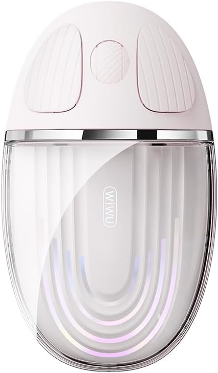WIWU Magic Wireless Dual Mode Mouse - Bluetooth 5.0 + 2.4GHz, Rechargeable, Silent Click, Ergonomic Design for Smooth Navigation on Computers and ...