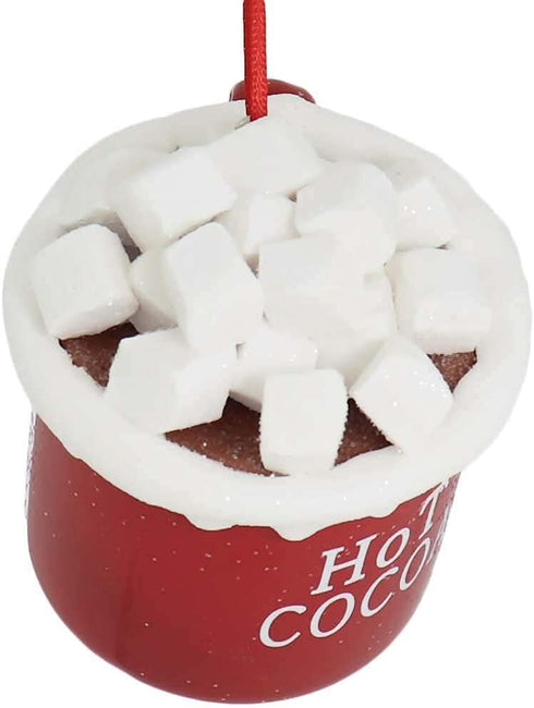 Hot Cocoa Cup With Marshmallows Ornament for Christmas...