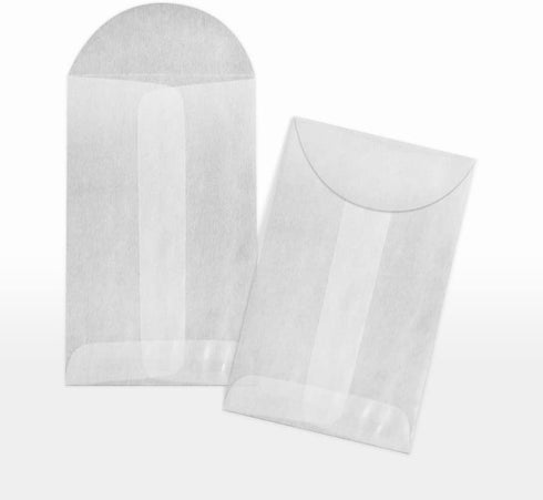 LUXPaper #1 Coin Envelopes | 2 1/4" x 3 1/2" | Glassine | 30lb. Text | 100 Qty...