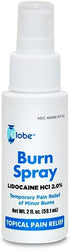 Globe Burn Spray, Lidocaine 2%. Topical Anesthetic Pain Relief and Numbing 2 oz Spray Bottle...