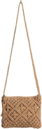 Boho Straw Shoulder Bag Handwoven Wicker Beach Purse for Women Crossbody Handbag...