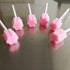 Disposable Oral Swabstick Oral Care Foam Swabs, Individually Wrapped, Untreated,Pink, 150 counts...