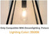 Dream lighting LED Edison Bulb 3W, 150 Lumens, Neutral White 3500K, LED Vintage Replace Globe Dinette Light Fixtures, pack of 2...