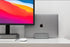 Aluminum laptop vertical stand organizer, sturdy laptop computer holder desktop stand compatible with new Retina Apple MacBook Pro/Air, Mac mini a...